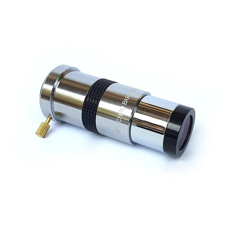 3x Achromatic Chrome BARLOW LENS  1.25"
