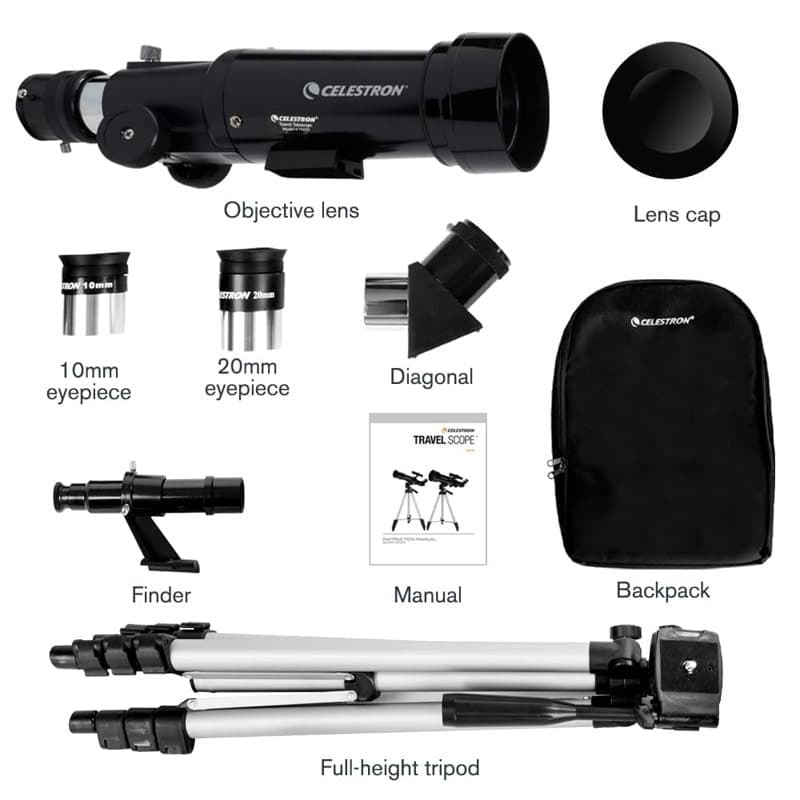 Celestron Speciality Series Travel Scope 70 Telescope 18